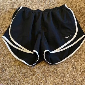 black nike shorts